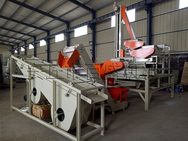 榛子脫殼生產線